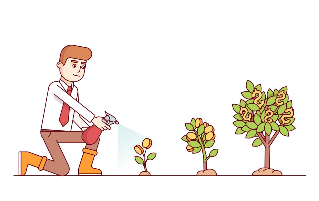 Business growth and entrepreneurship concept