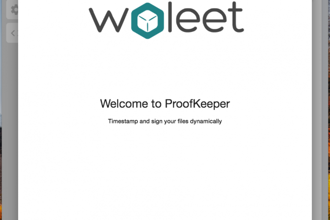 ProofKeeper Application